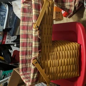 Longaberger stair basket